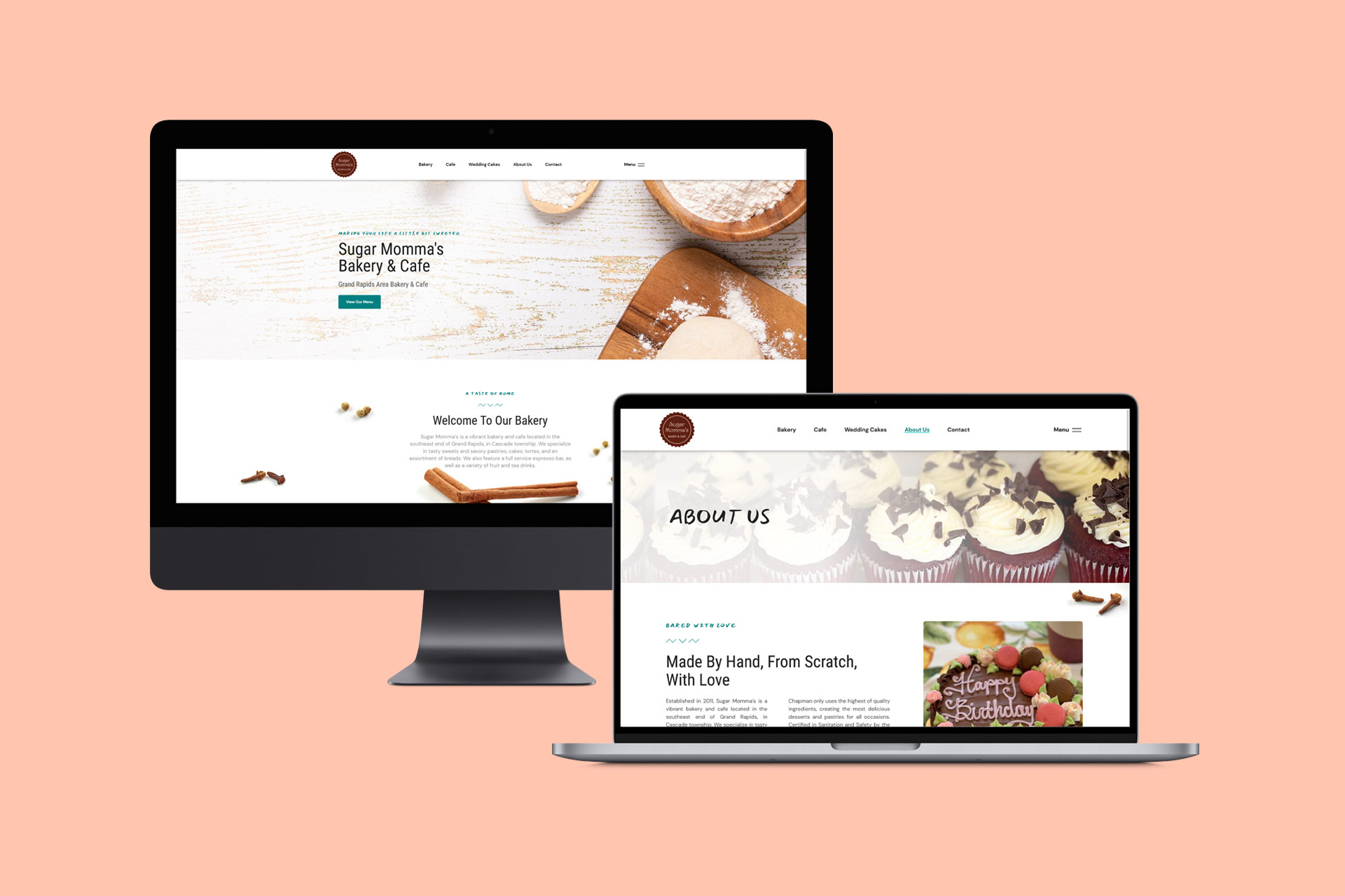 Bakery Cafe Website | WordPress Web Design and Development | E'finit Media San Antonio