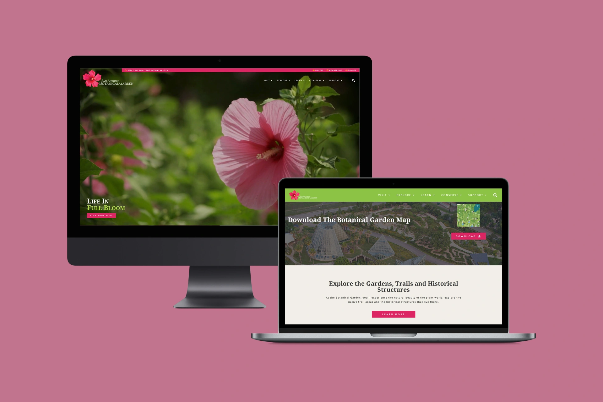 Botanical Garden Website | WordPress Web Design and Development | E'finit Media San Antonio